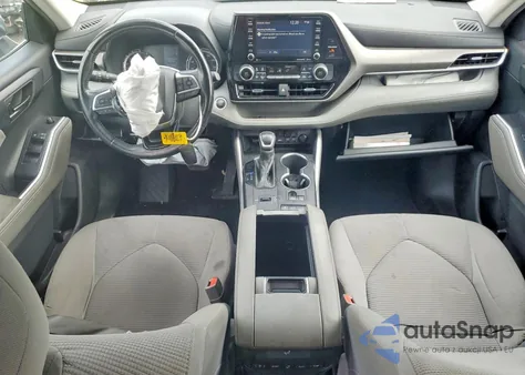 2021 Toyota Highlander L z USA, uszkodzony, nr VIN 5TDZZRAH2MS525778